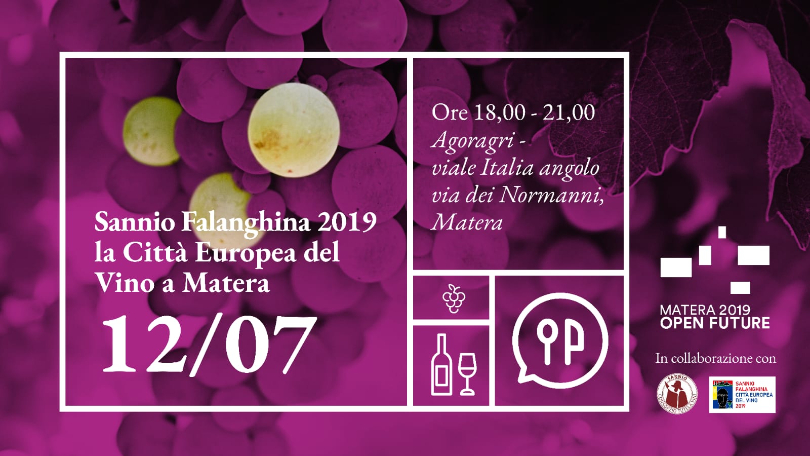 Matera 2019 celebra il binomio vino e cultura